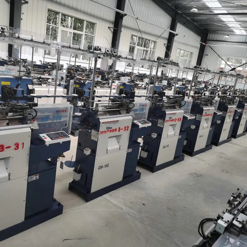 Knitting machines in the Game Glove Factory workshop